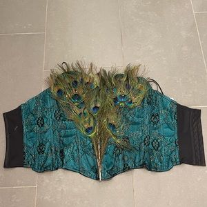 Peacock Corset